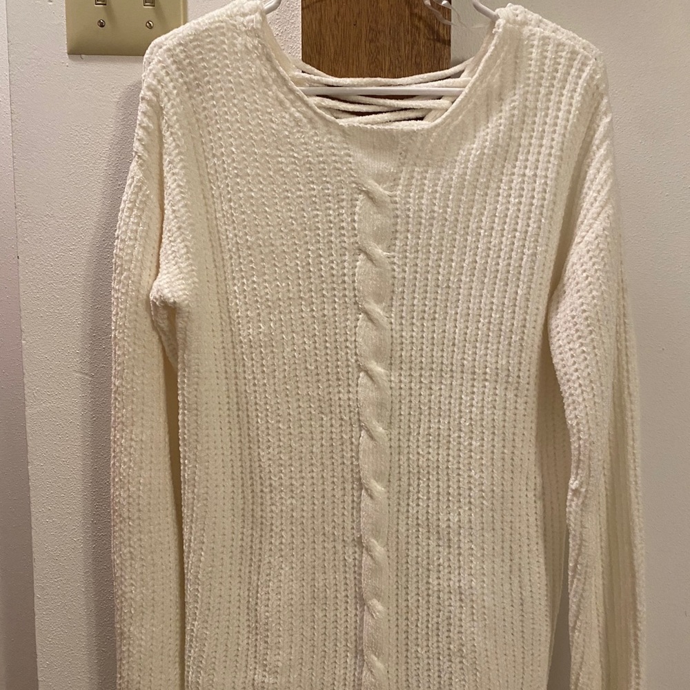 Cream sweater
